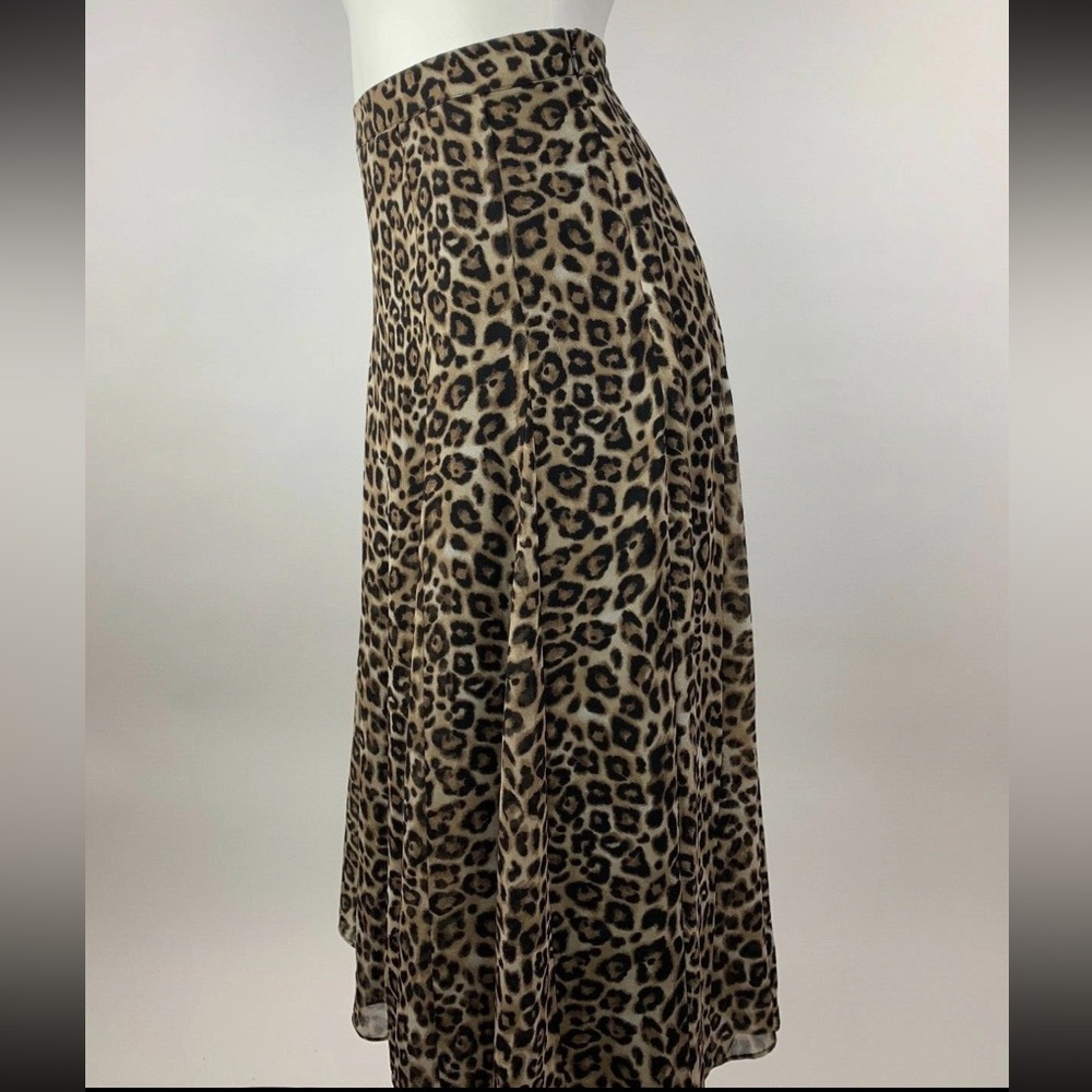 Chico's Animal Print Maxi Skirt